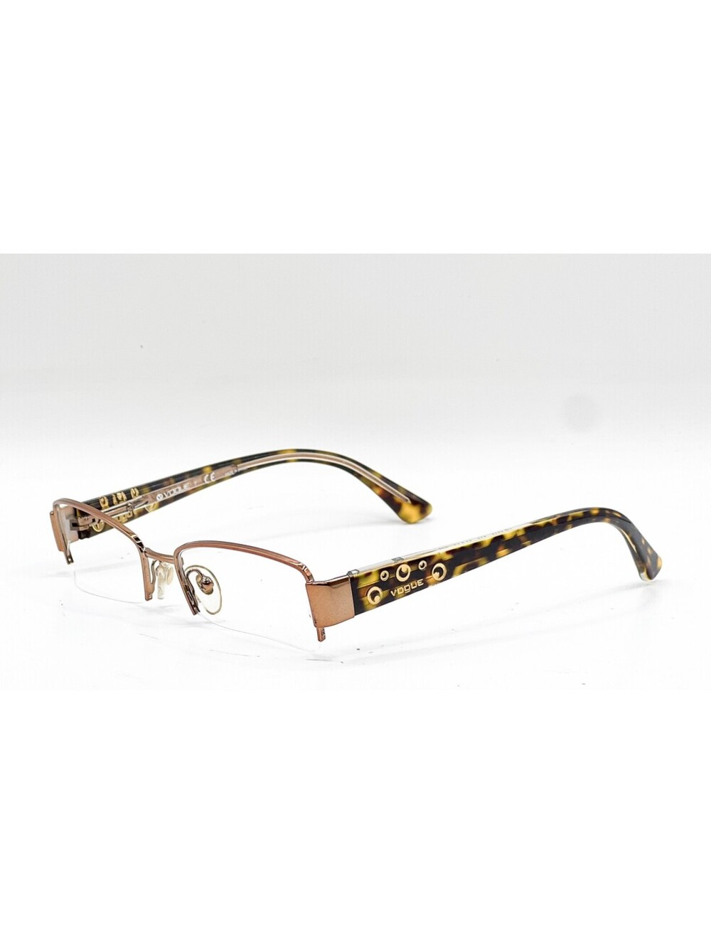 Vogue Vo 3818 813 Gold Honey Tortoise Authentic Eyeglasses 51-17-135